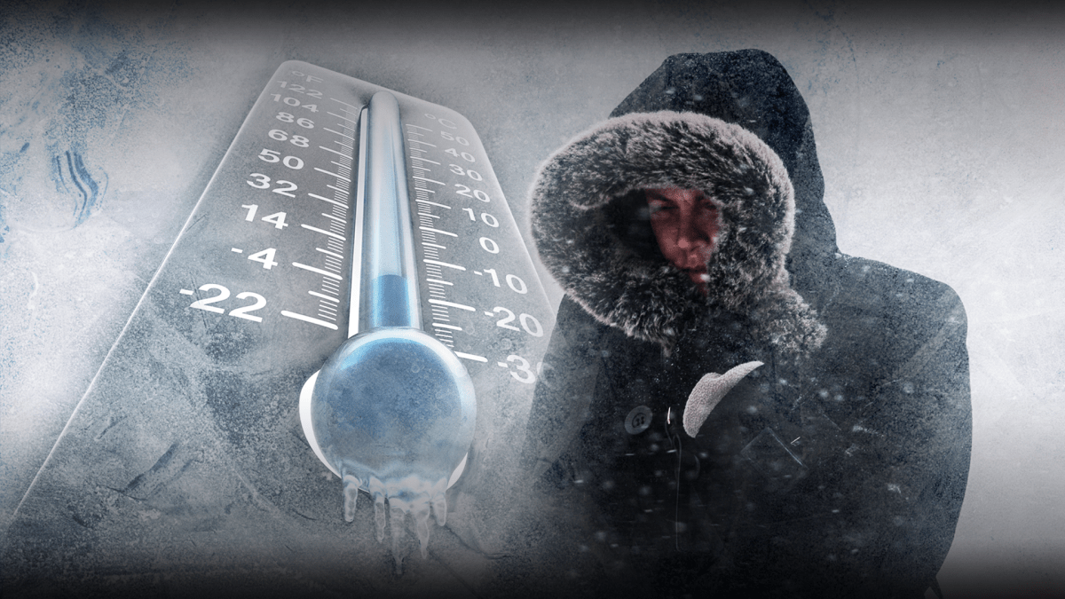 Unseasonably cold temperatures are expected to hit London on Christmas Day and into 2018.