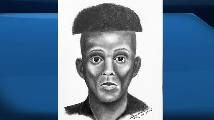 Saskatchewan RCMP have released a composite sketch of the man accused of shooting at an officer north of Saskatoon. The shooting happened early in the morning on Oct. 27 on Highway 11 near Osler, approximately 20 kilometres north of the city. RCMP officials said the officer spotted a black car parked on the side of the highway with no lights on. The man is alleged to have gotten out of the car and fired at the officer. The officer fired shots as the man got back into the car and drove away. He is described as being a six-foot tall with a slim build and high cheekbones. Police said he should not be approached if spotted as he is considered armed and dangerous. The search also continues for the car he was driving, a black Cadillac CTS. Anyone with information about the suspect or the car is asked to contact RCMP at 310-RCMP, your local police detachment or Crime Stoppers at 1-800-222-8477.