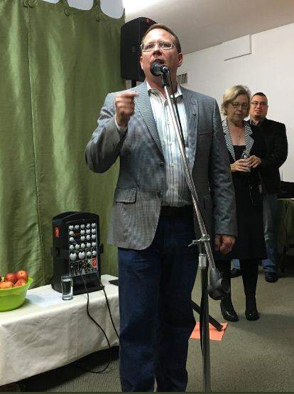 Mike Schreiner launches Green Party campaign office in Guelph - image