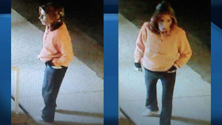 Police released these surveillance photos of a suspect at the break and enter on Oct. 24, 2017.