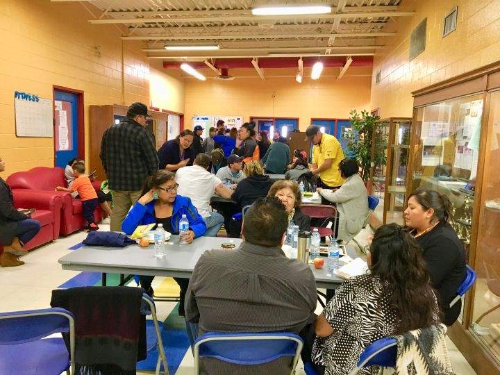 Siksika residents try to recover after hundreds were evacuated due to a wildfire Oct. 17, 2017.