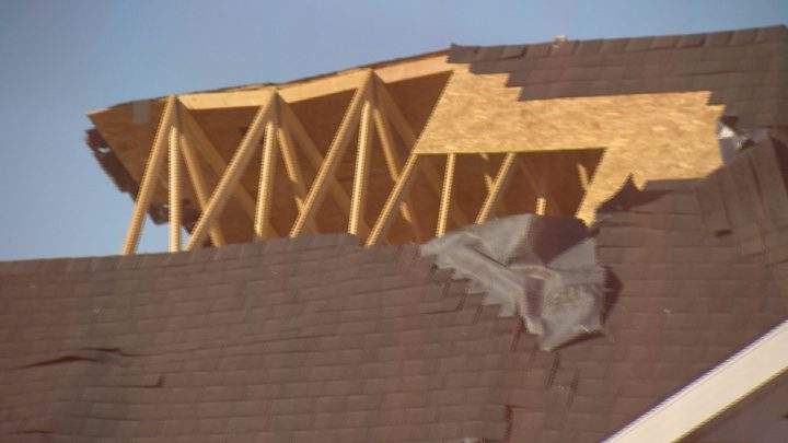 Wind caused havoc in Regina on Tuesday night after a wind storm hit southern Saskatchewan.