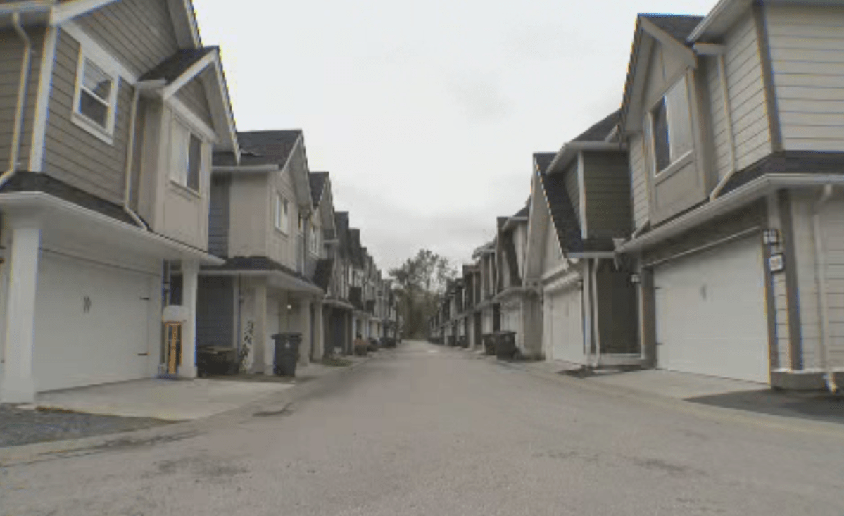Homes in Surrey's Clayton Heights neighbourhood, in October 2017.