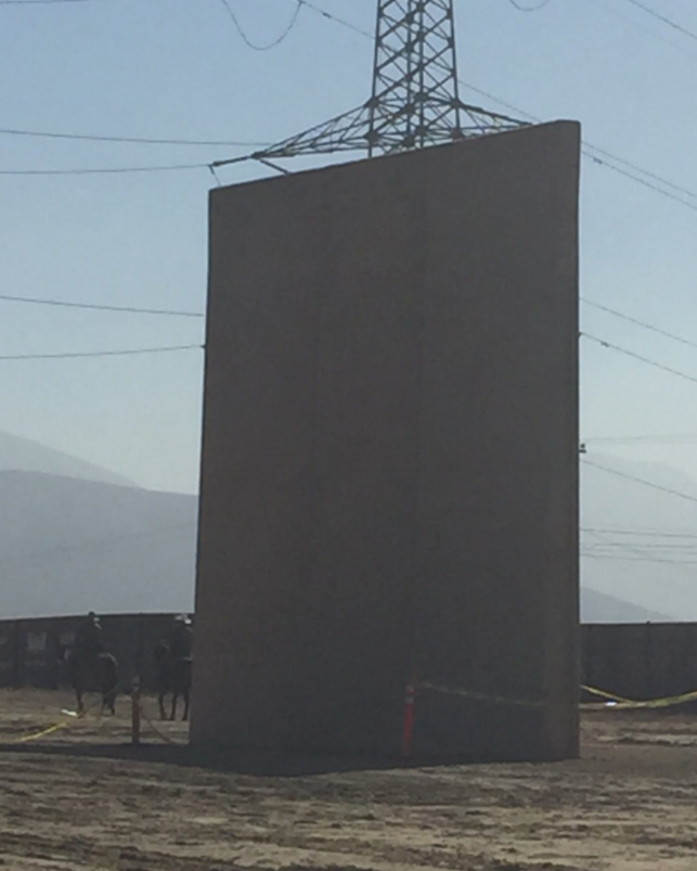 U.S. Customs and Border Protection shared photos of Mexico border wall prototypes.