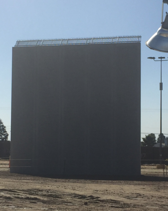 U.S. Customs and Border Protection shared photos of Mexico border wall prototypes.