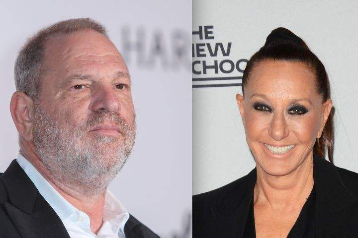 (L-R): Harvey Weinstein and Donna Karan.