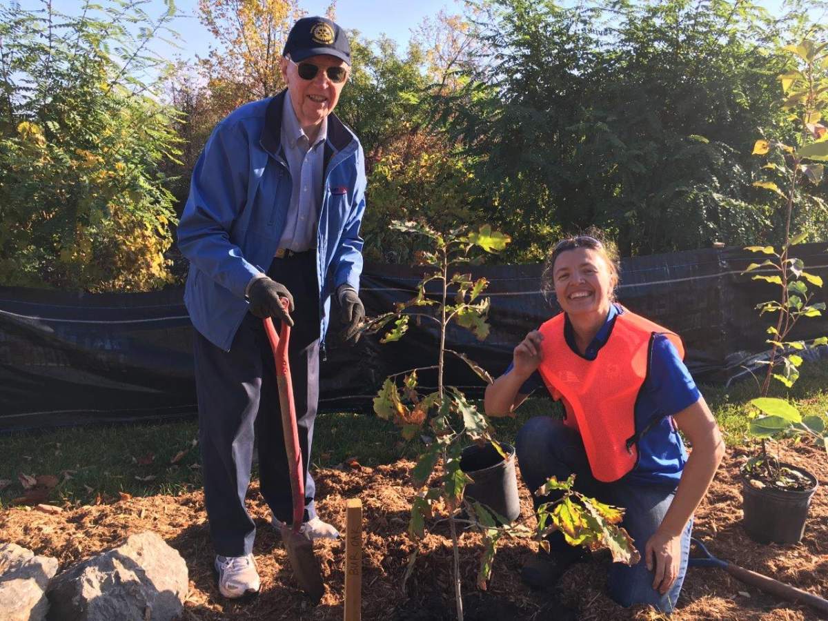 Wilf Wilkinson, Past President, Rotary International & Trenton Rotary; Ewa Bednarczuk, Ecology & Stewardship Specialist, Lower Trent Conservation