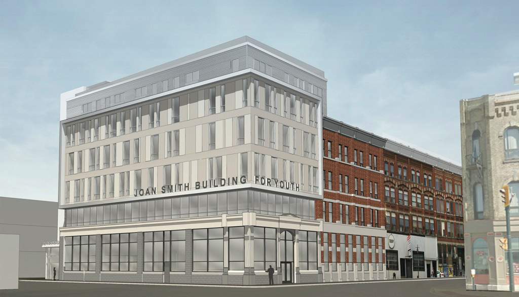A rendering of the upcoming Joan’s Place facility at Richmond and York streets.