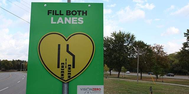 The City of London has launched a public awareness campaign aimed at changing the way drivers merge.