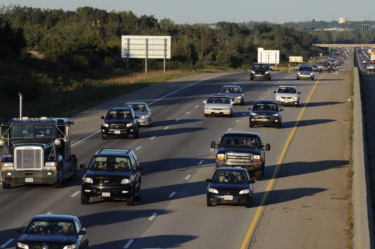 Highway 401 in Southwestern Ontario.