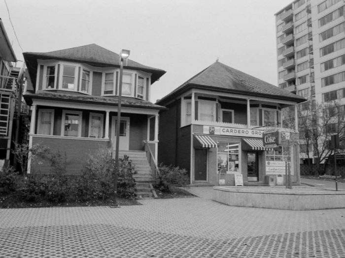 Cardero Grocery in 1978.