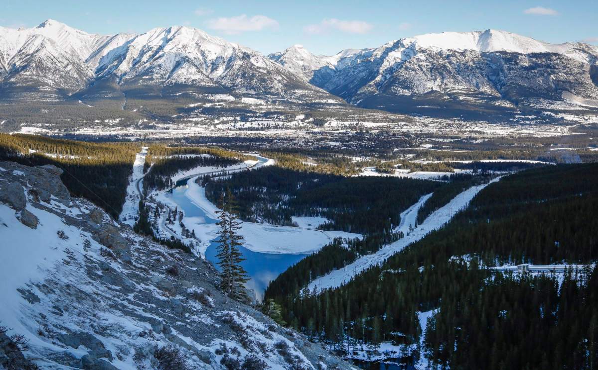 The mountain town of Canmore, Alta., on Tuesday, Jan. 19, 2016.