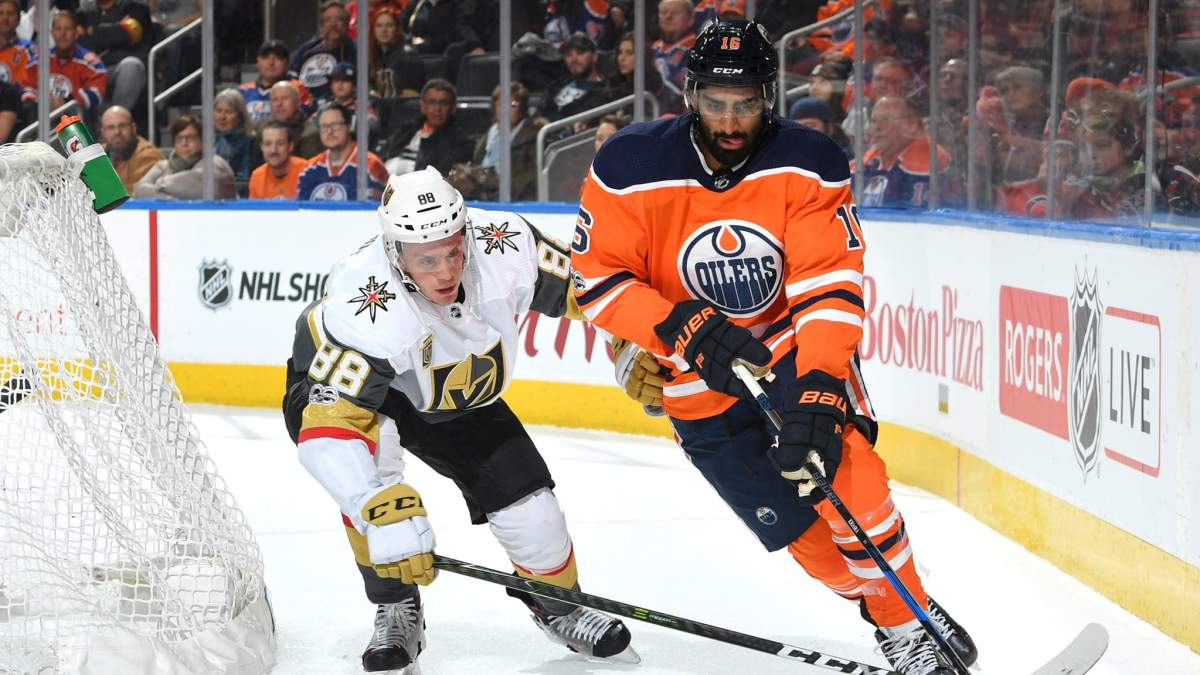 Vegas Golden Knights versus Edmonton Oilers on Tuesday, Nov. 14, 2017.