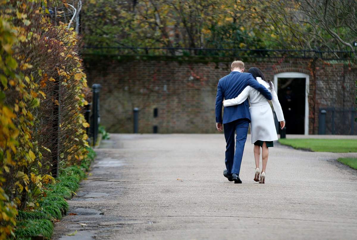 Prince Harry, Meghan Markle appear together for first time as engaged couple - image