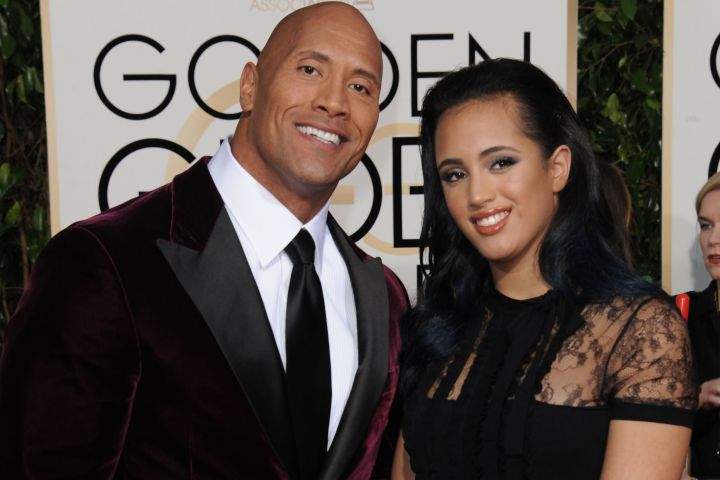 Dwayne "The Rock" Johnson and his daughter, Simone Garcia Johnson.