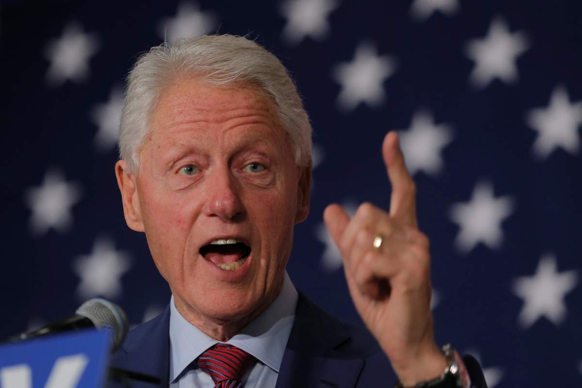 Former U.S. president Bill Clinton said he ran the country with less than five hours of sleep a night.