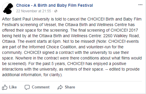 Ottawa Catholic university cancels screening of abortion documentary - image