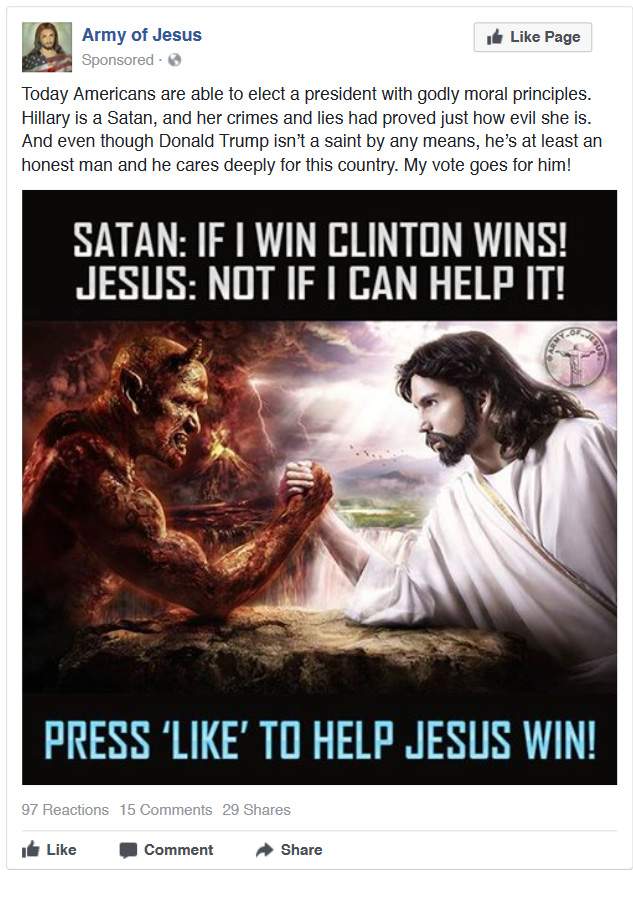 14 Facebook ads Russians allegedly used during 2016 U.S. presidential election - image