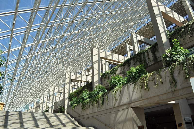 The Law Courts building in Vancouver, which houses the Supreme Court and the Court of Appeal.