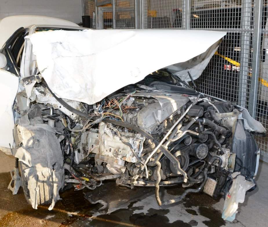 Brandon Police officers were called to the 2700 block of Park Avenue after a car hit a tree around 3:15 a.m. Friday.