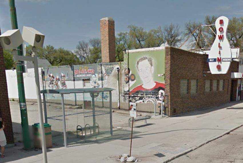 The bus stop where police believe they have video footage of Colten Pratt on Nov. 7 2014.