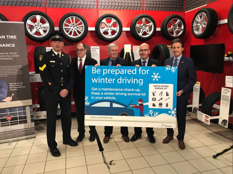 The Ontario government says a winter tire discount and expanded service for tracking plows will help keep roads safer this winter season. 