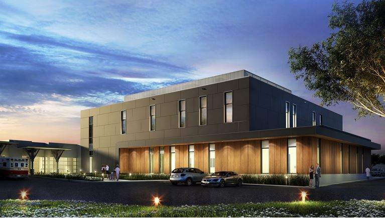 The new Peter C. and Elizabeth Toigo diagnostic services building is slated to open in 2019.