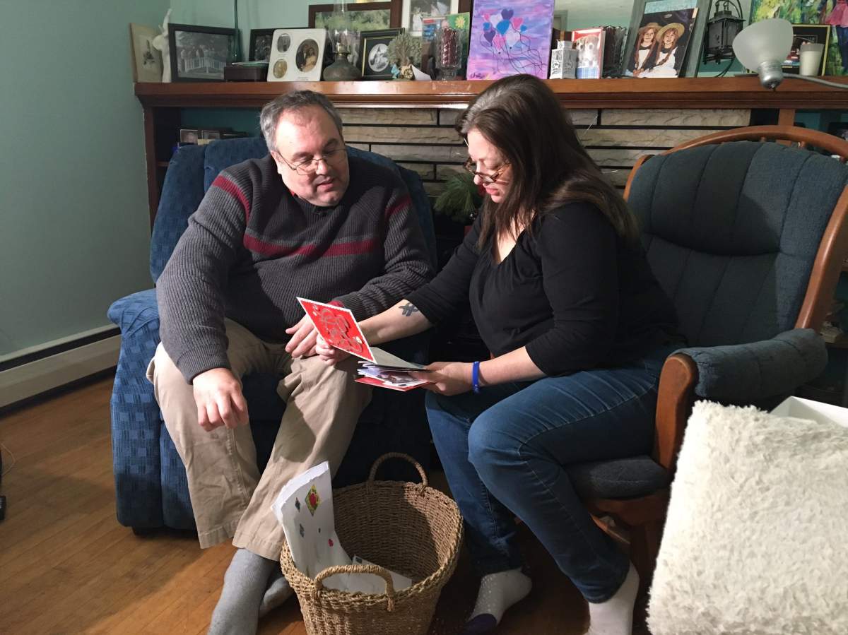 Darren Schofield and Anne Schofield are asking for people around the world to send Christmas cards to their daughter who is battling terminal brain cancer