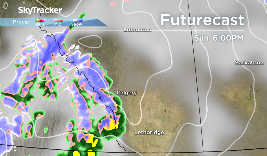 Weather forecast for Alberta on Nov. 26, 2017. (Global News)