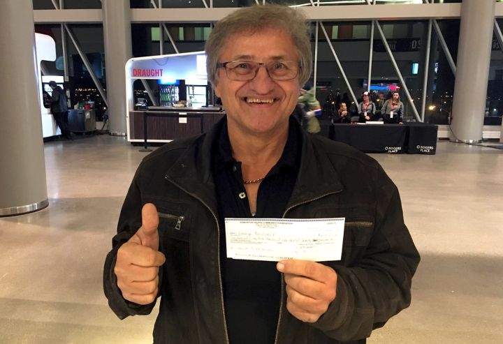 After the Oilers game on Nov. 28, 2017, the Edmonton Oilers Community Foundation tweeted George Boisvert would take home the 50/50 prize as he possessed the winning ticket: 156189C.