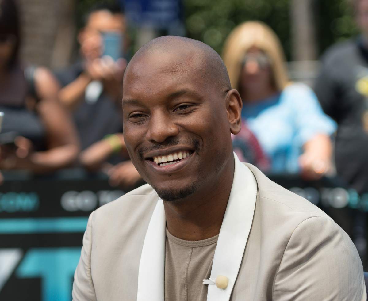 Tyrese Gibson visits "Extra" at Universal Studios Hollywood on July 14, 2017 in Universal City, California.