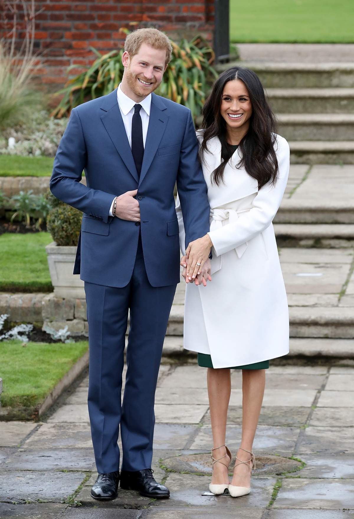 Prince Harry, Meghan Markle appear together for first time as engaged couple - image