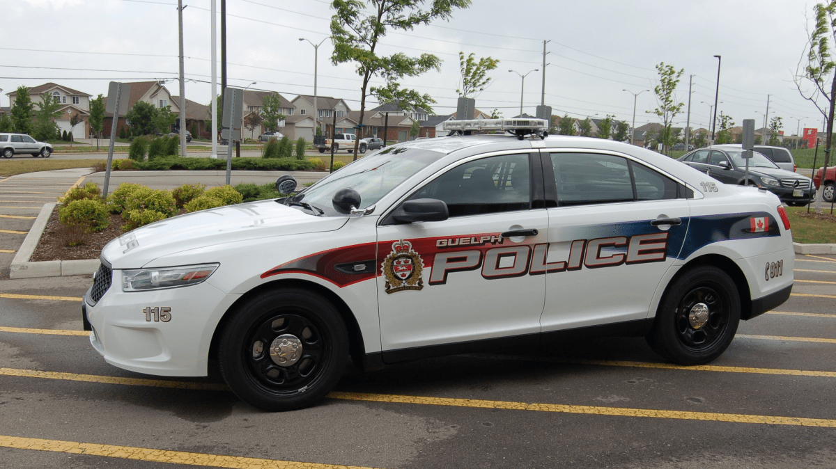 Guelph police cruiser.