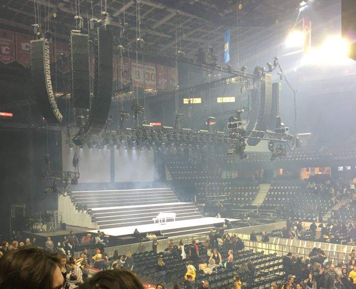 The Saddledome emptied out earlier than expected when Halsey cancelled her concert Nov. 14, 2017.
