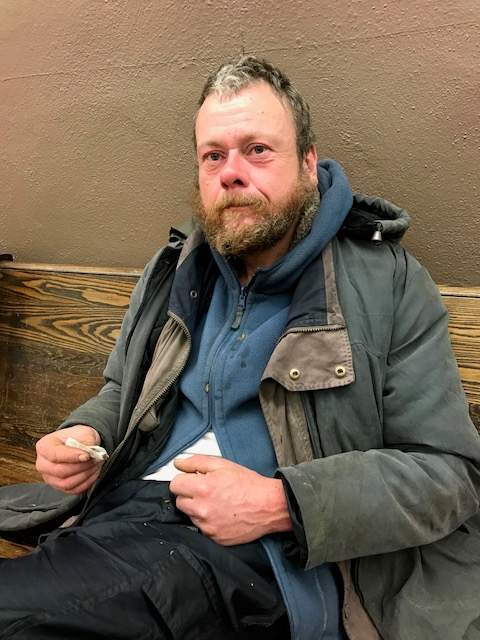 Neil Morgan has been living on on the street since becoming addicted to heroin three years ago.