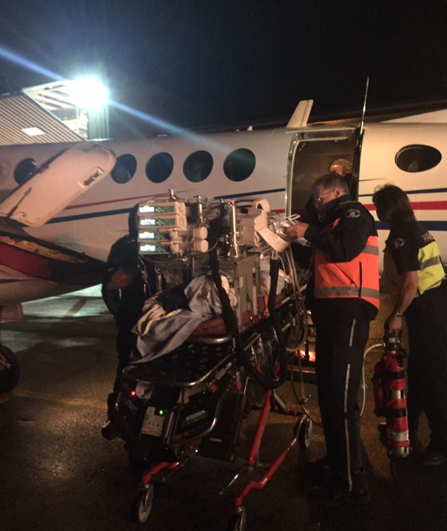 In August Alia faced another health challenge. A serious case of pneumonia meant the little girl had to be air lifted to Victoria in the middle of the night and undergo emergency surgeries.