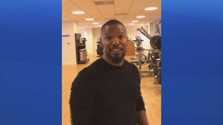 Hollywood actor Jamie Foxx recorded a video for Delivering Compassion YEG on Saturday, Nov. 11, 2017.