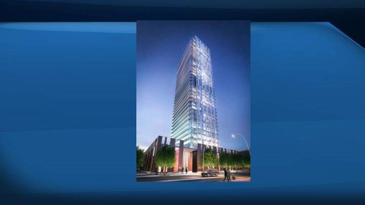 An artist's rendering of the Jasper House Condominiums On The Park project.