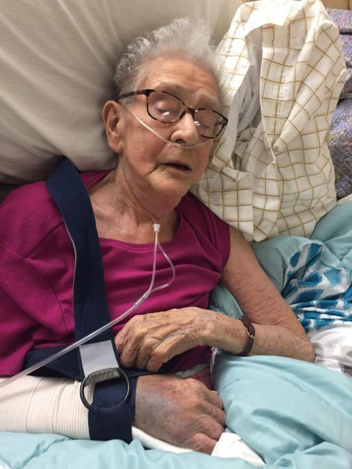 Kay McCullough, pictured in the summer, was placed in long-term care far from her home and family. She passed away alone.