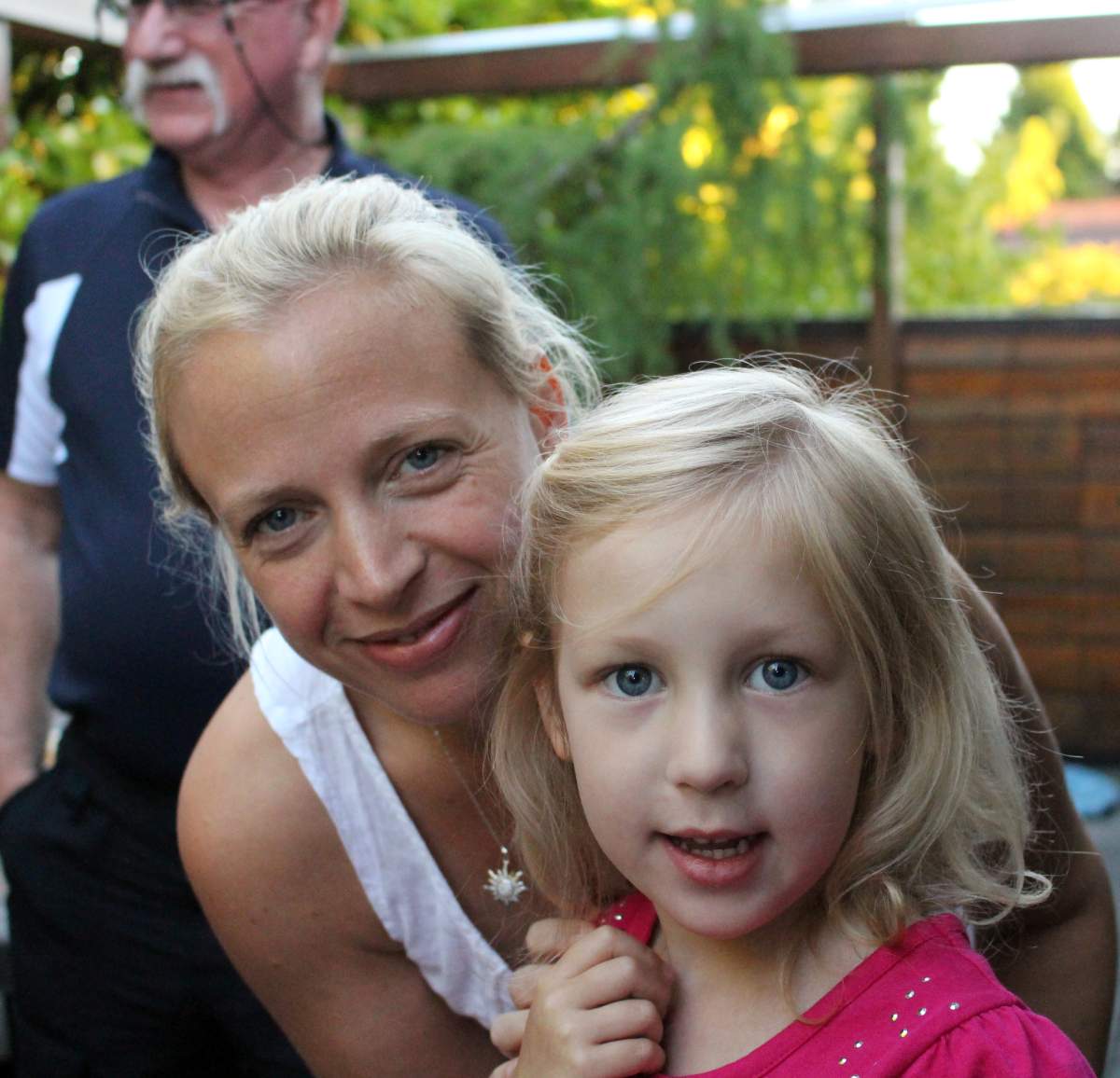 Laura with daughter Lily. She says she’d consider leaving Metro Vancouver, but doing so would mean losing shared custody of her daughter.