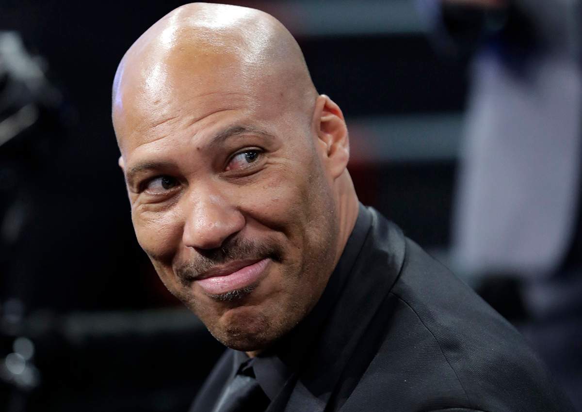 LaVar Ball the father of NBA prospect Lonzo Ball (not pictured) in attendance before the first round of the 2017 NBA Draft at the Barclays Center in Brooklyn, New York, USA, 22 June 2017.