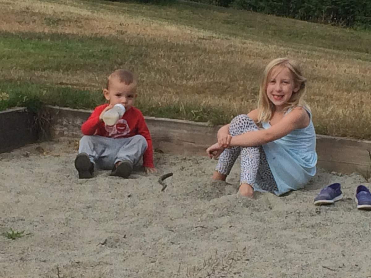 Lily and Mikey. Laura says she’s shocked no action was taken on the mould in their unit, especially considering the age of their kids.