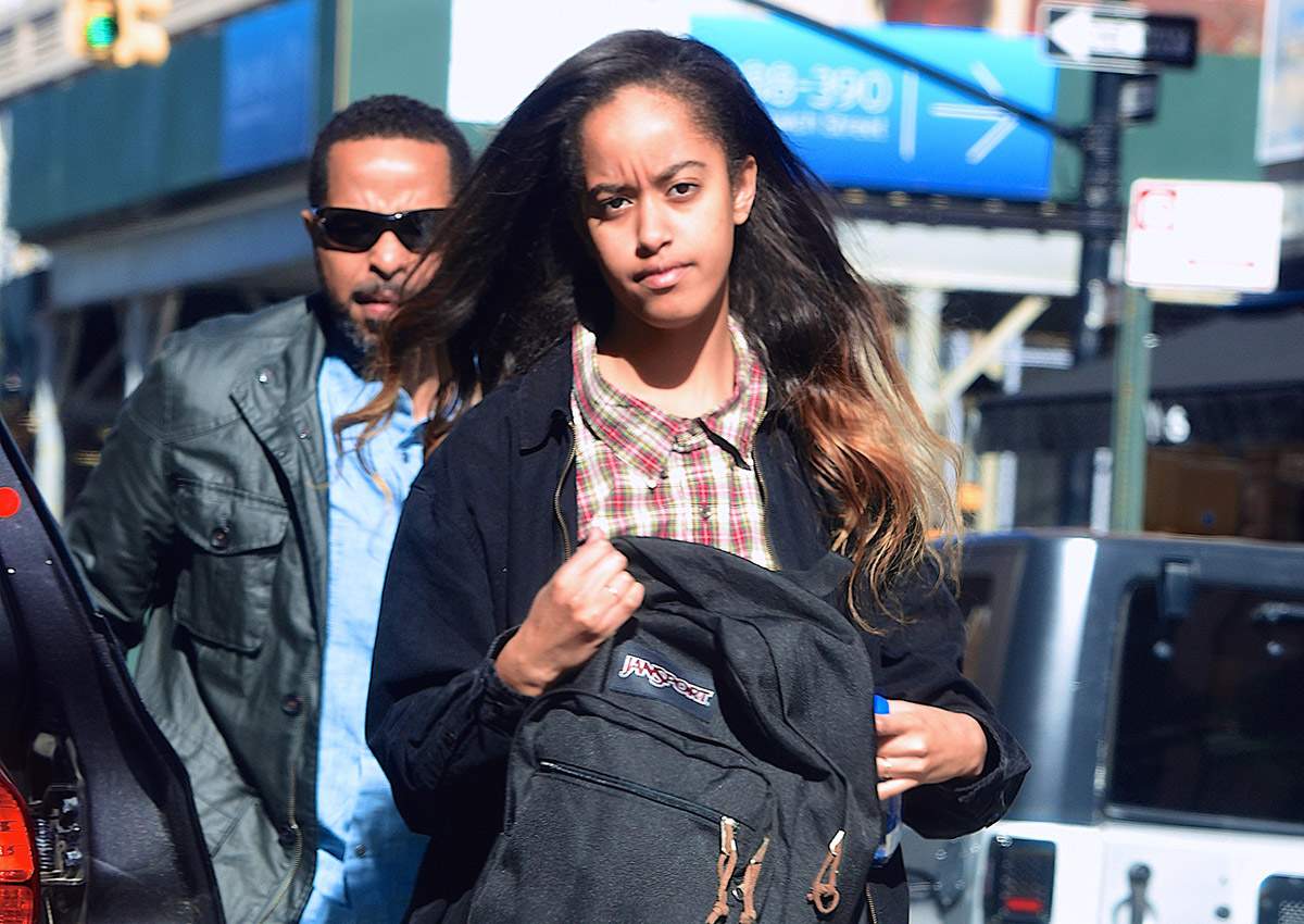 Malia Ann Obama seen out in Manhattan on  April 18, 2017 in New York City.  