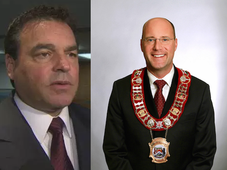 London Mayor Matt Brown goes on a political date with Toronto councillor Giorgio Mammoliti - image