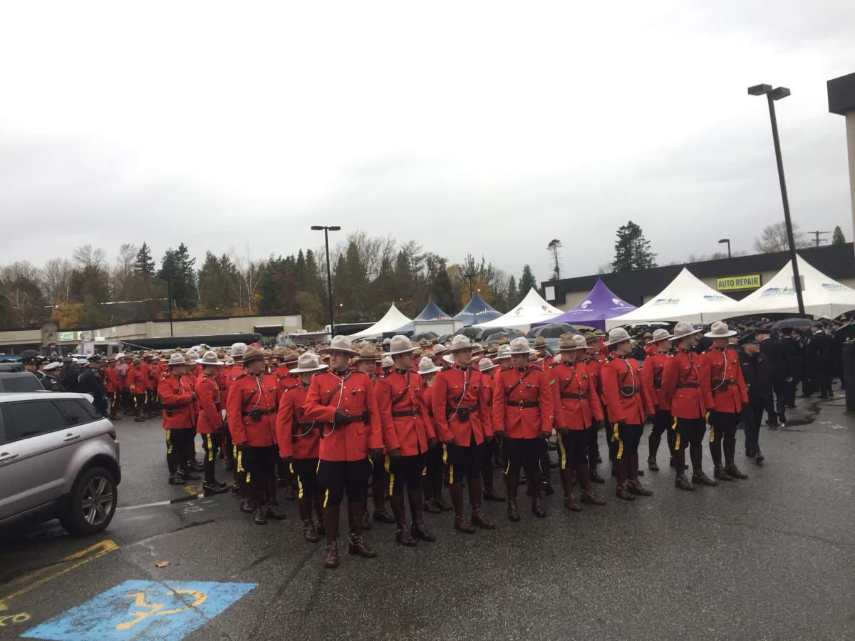 In pictures: Emotional memorial for fallen Abbotsford officer John Davidson - image