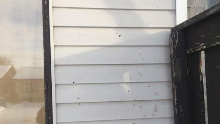 A teen is facing eight charges after shots were fired at a home in North Battleford, Sask.