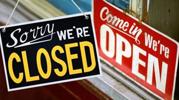 Find out what is open and closed.
