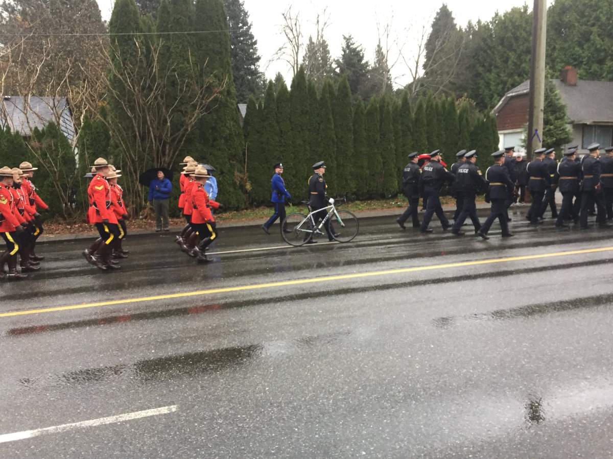 In pictures: Emotional memorial for fallen Abbotsford officer John Davidson - image