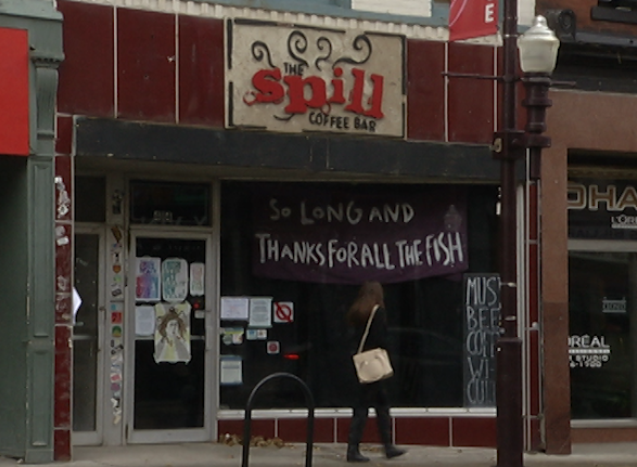 The Spill Coffee Bar has closed after financial issues became too much for owner Dave Tobey.
