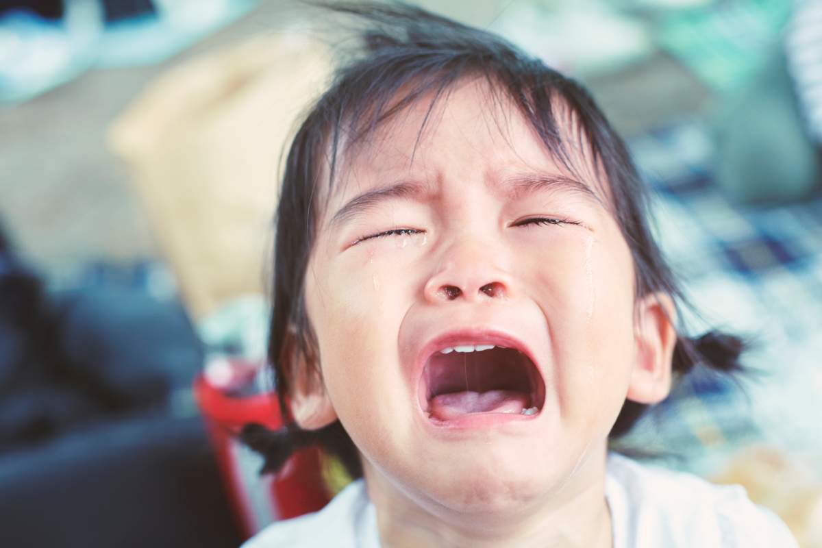 Don't try to talk to your child during a tantrum, they won't hear you, experts say.